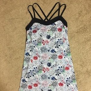 Athletic summer dress with built-in bra